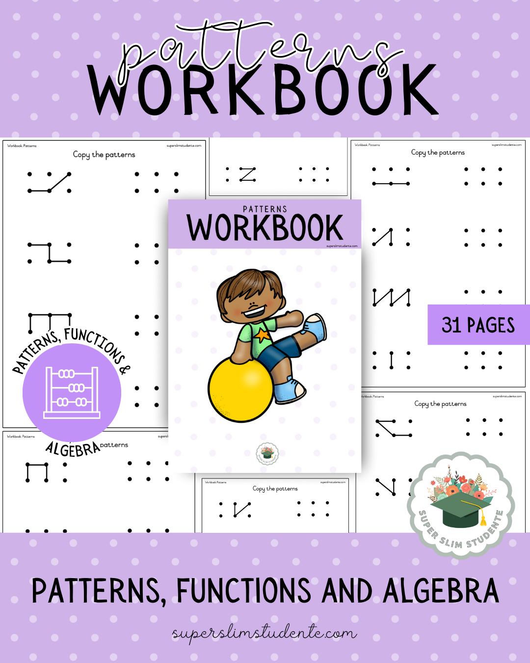 Workbook: Dot Line Patterns (Choose Language)