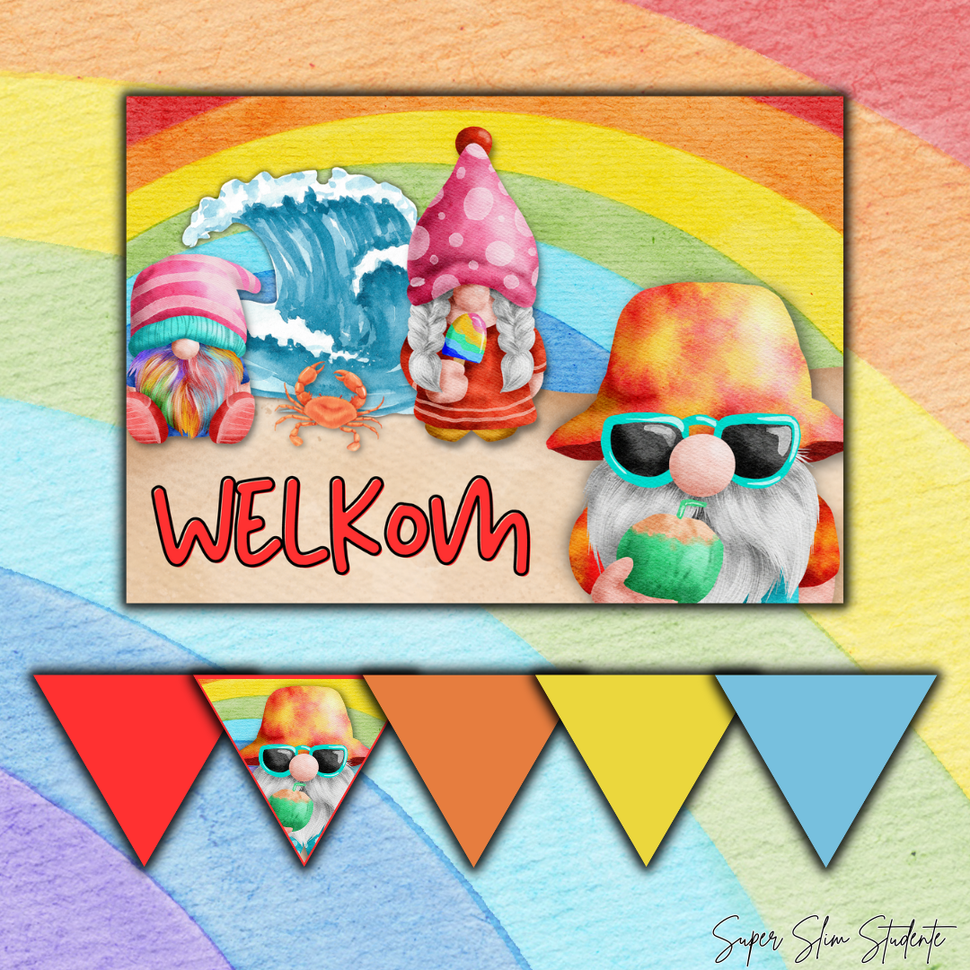 Reenboog Surf Dwergie Klaskamertema (Afrikaans HL/FAL Weergawe)