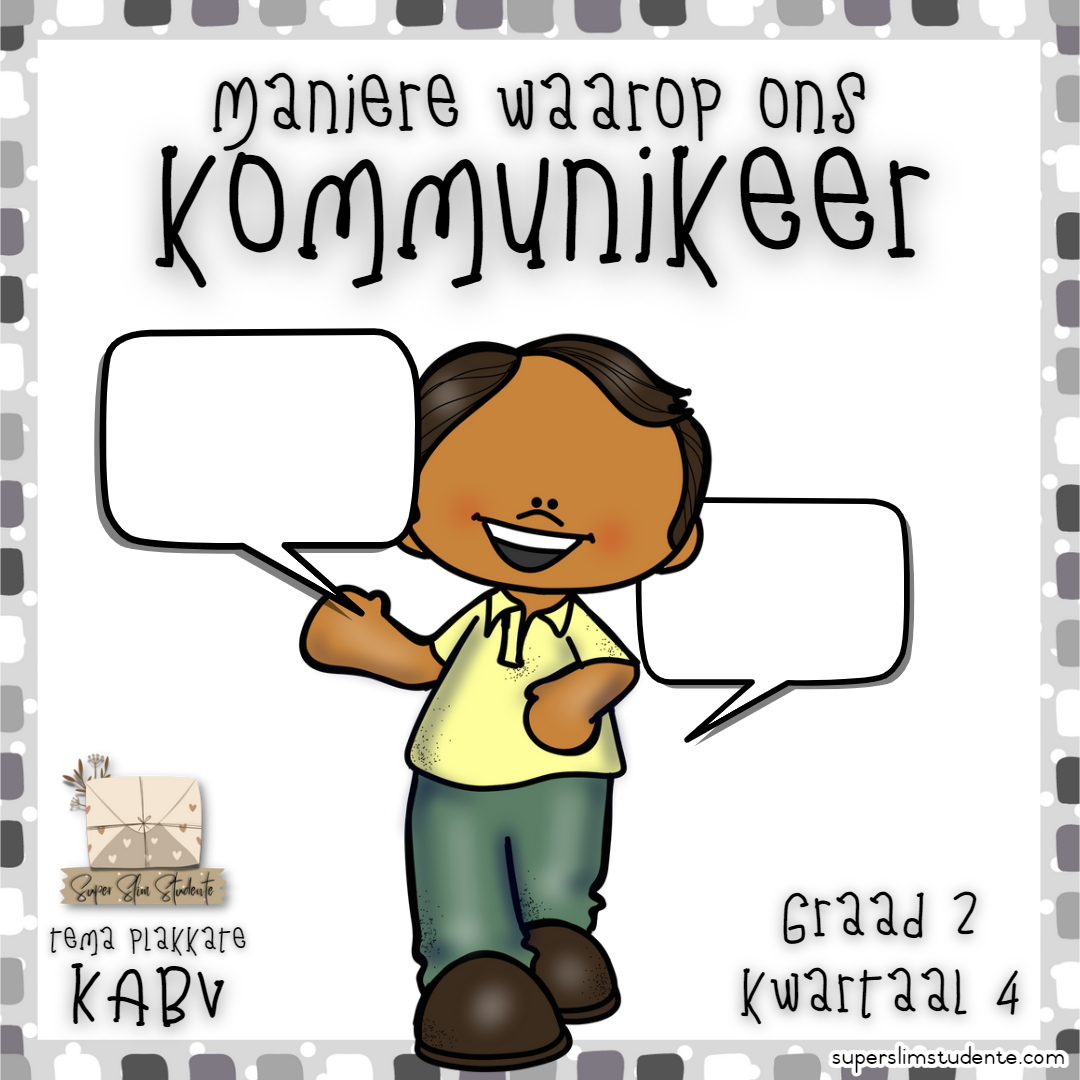 Ways we communicate (CAPS GRADE 2 / TERM 4 / LIFE SKILLS)