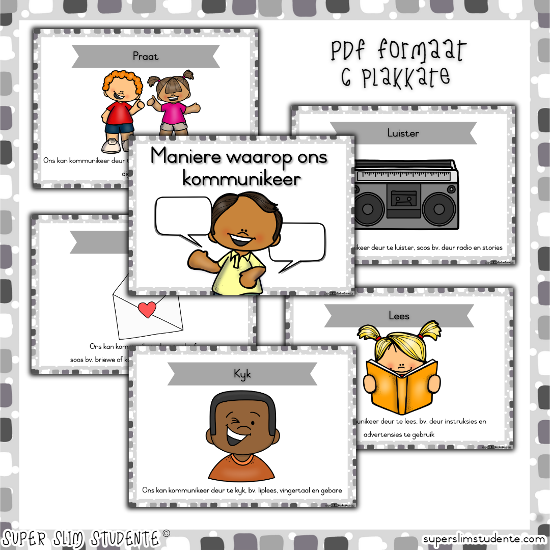 Ways we communicate (CAPS GRADE 2 / TERM 4 / LIFE SKILLS)