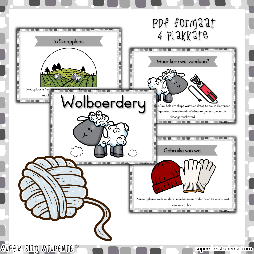 Wool Farming (CAPS GRADE R / TERM 3 / LIFE SKILLS)