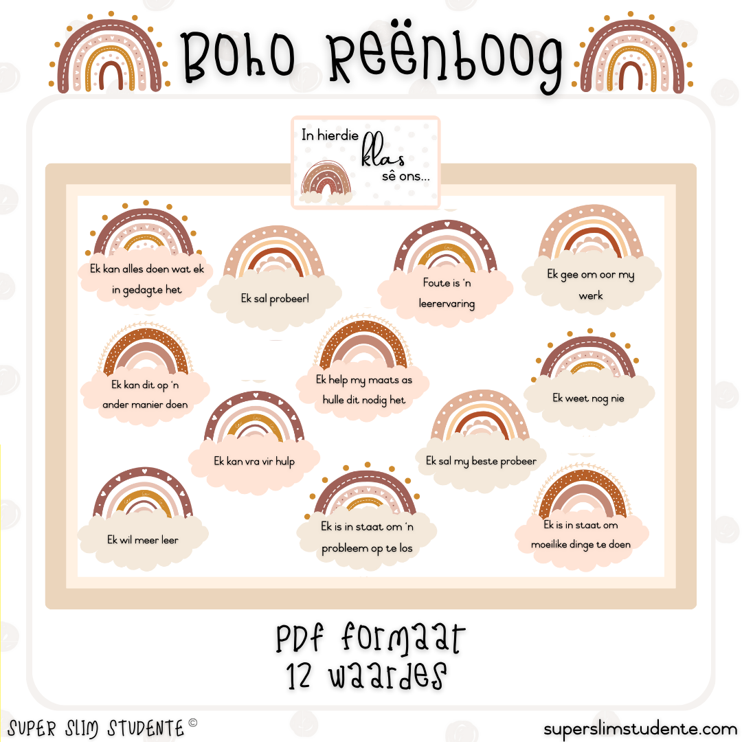 Classroom Values (Different Themes)