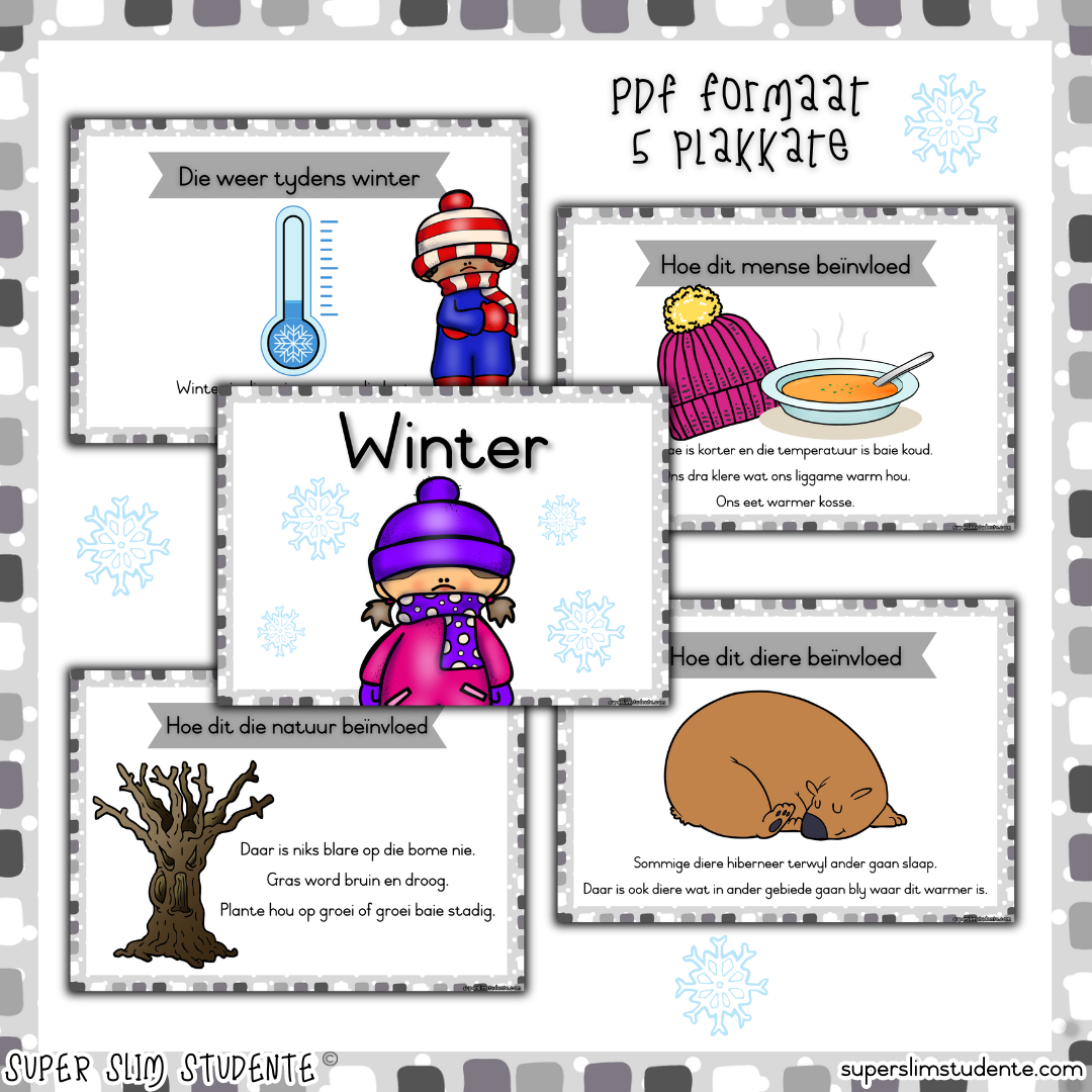 Winter (CAPS GRADE R / TERM 3 / LIFE SKILLS)