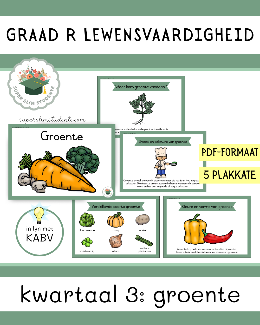 Vegetables (CAPS GRADE R / TERM 3 / LIFE SKILLS)