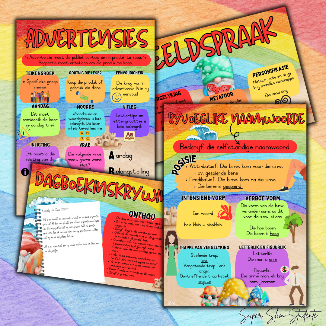 Reenboog Surf Dwergie Klaskamertema (Afrikaans HL/FAL Weergawe)