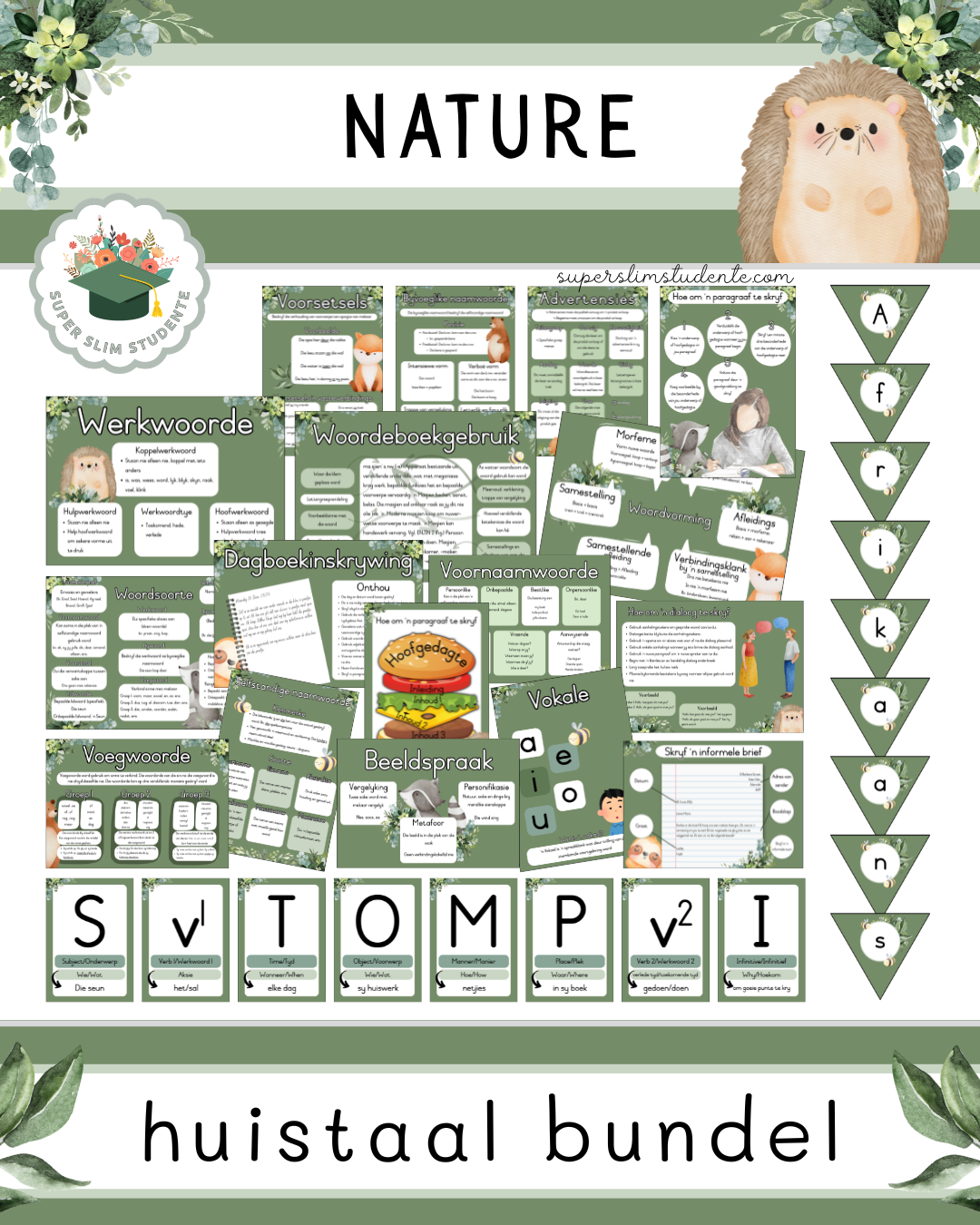 Nature Theme / Afrikaans Huistaal Bundel