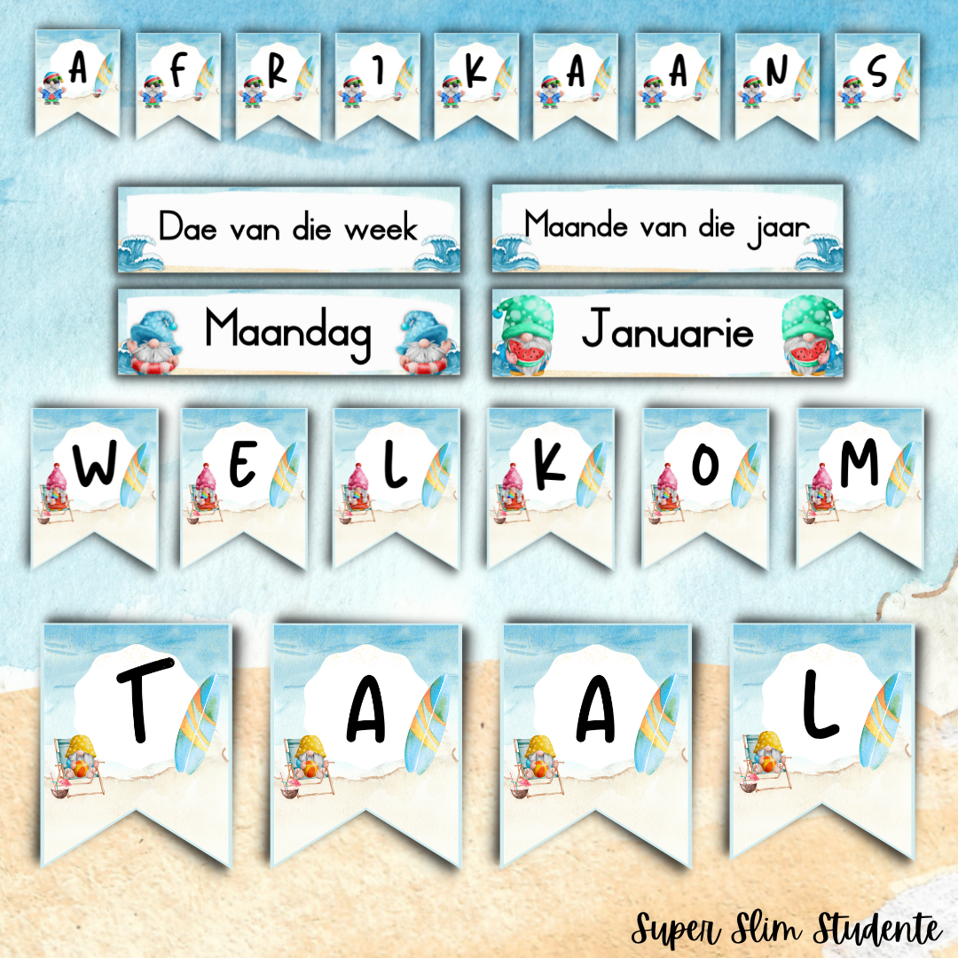 Surf Dwergie Klaskamer Tema (Afrikaans (FAL/HL) Weergawe)