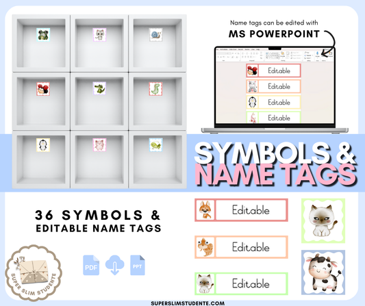 Symbols and Editable Name Tags