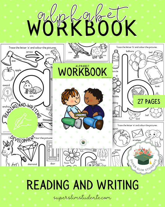 Workbook: My Alphabet (Choose Language)