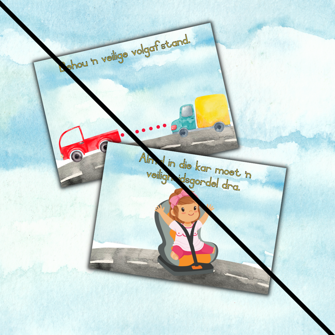 Road safety theme posters