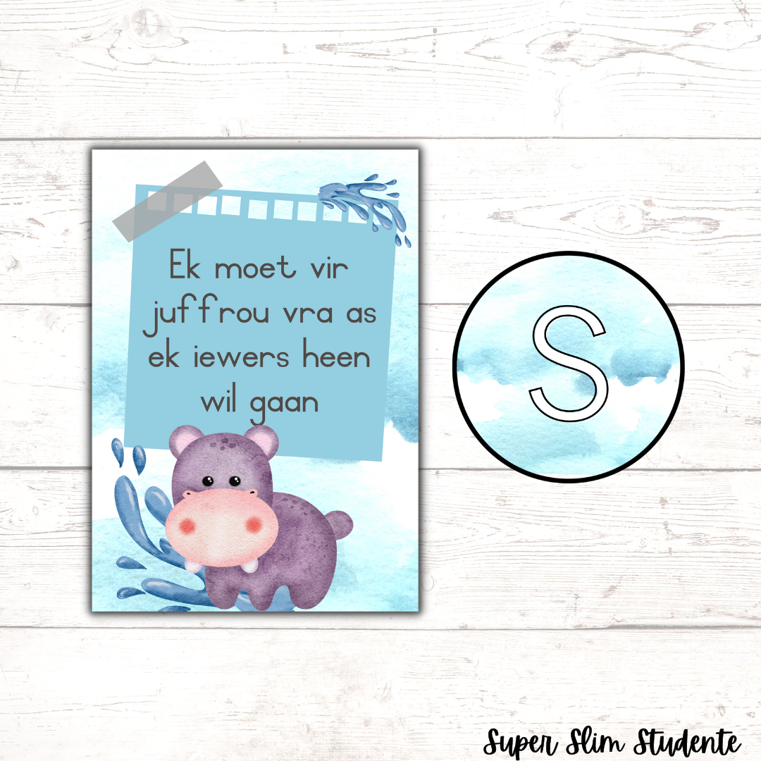 Hippo Classroom Theme (Foundation Phase)