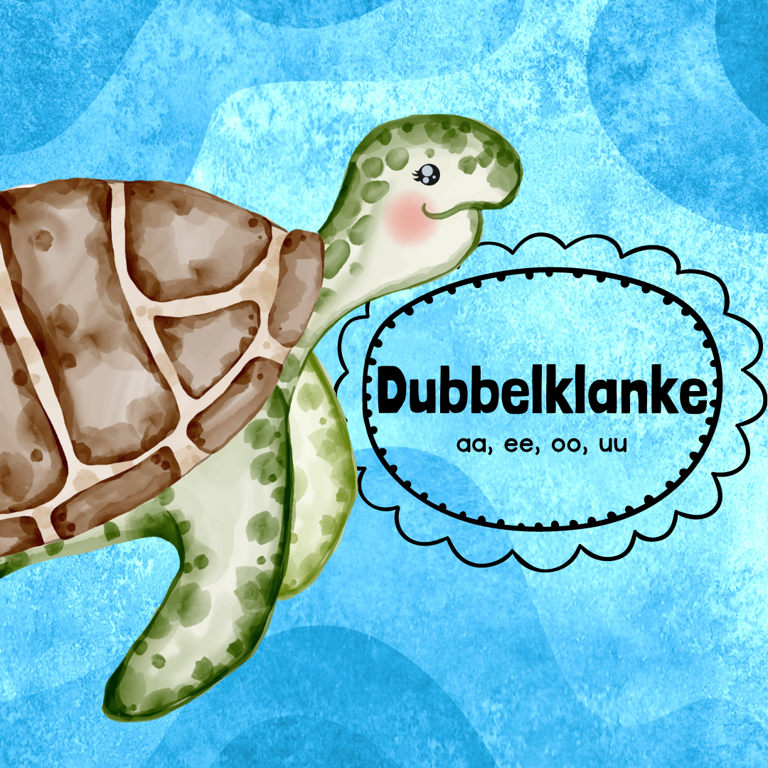 Dubbelklanke aa, ee, oo, uu