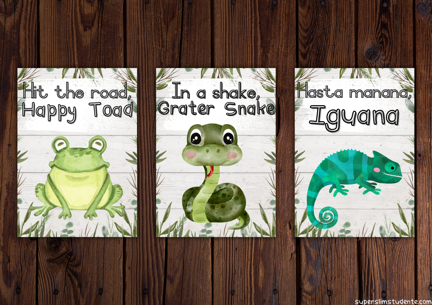 Cute Animal Greetings Posters