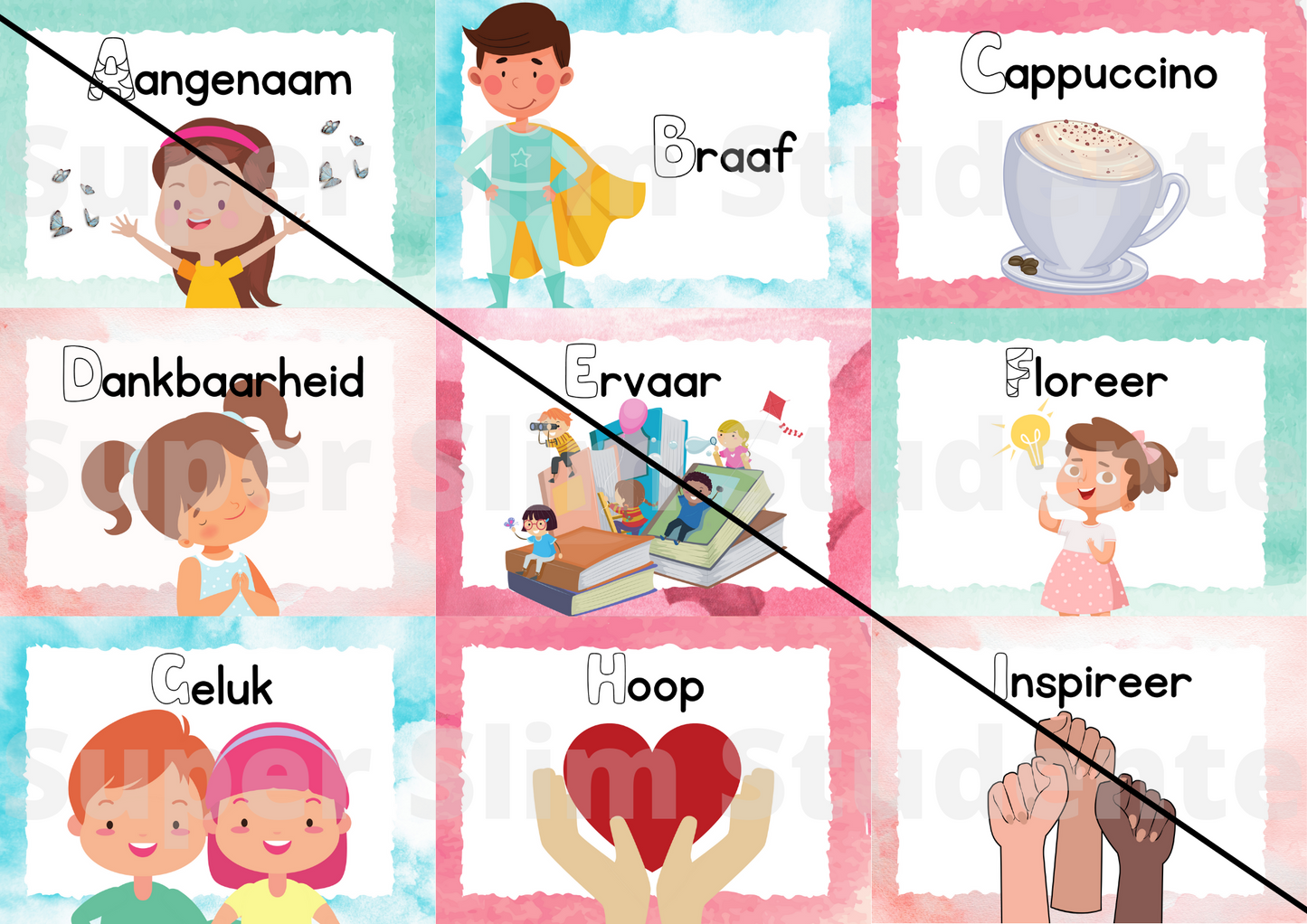 Die bemoedigende alfabet