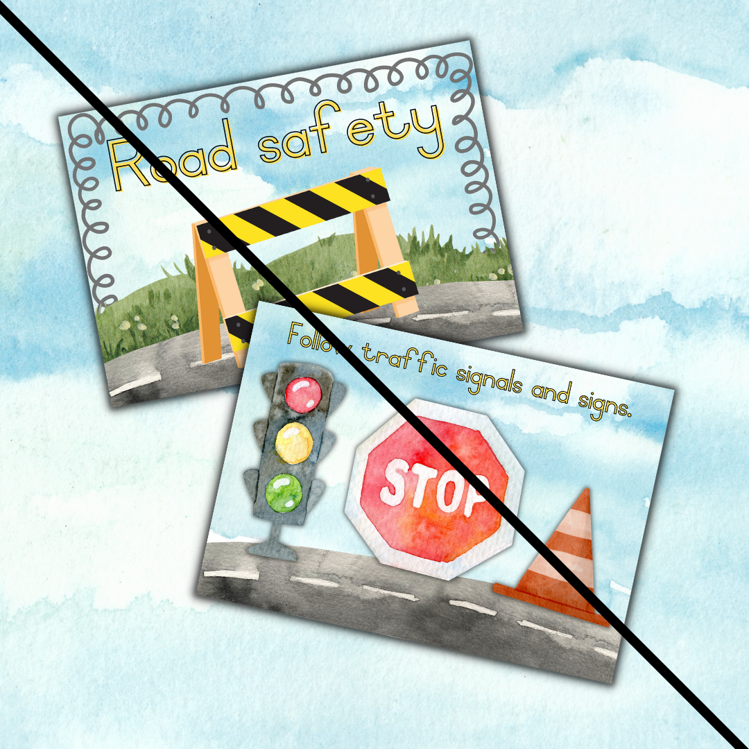 Road safety theme posters
