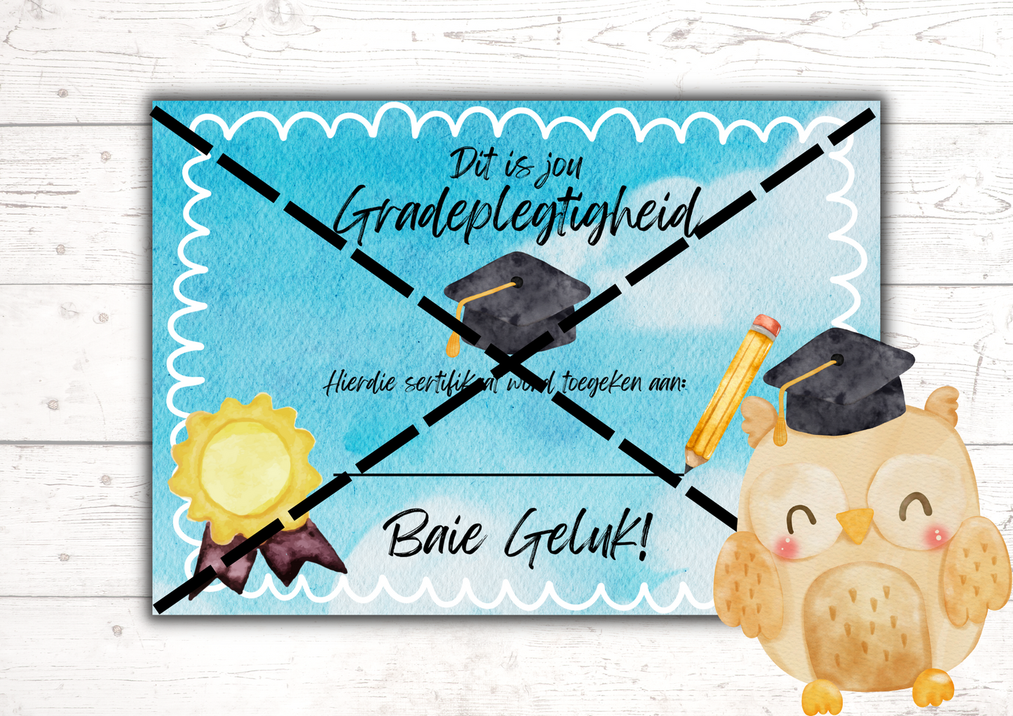 Graduation Certificate Colour