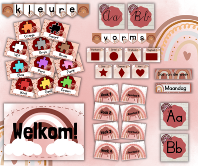 Boho Reenboog Tema (Grondslagfase)