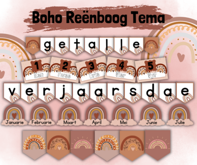 Boho Reenboog Tema (Grondslagfase)
