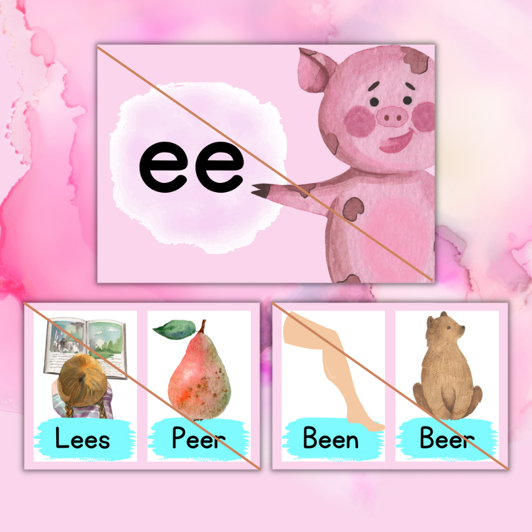 Dubbelklanke aa, ee, oo, uu