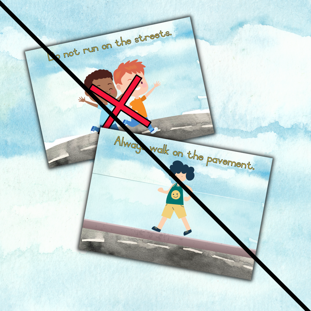 Road safety theme posters