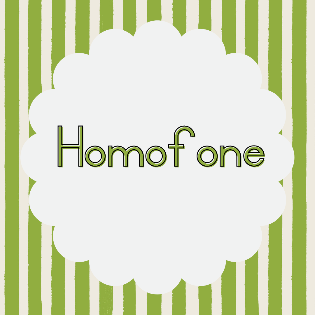 Homophones