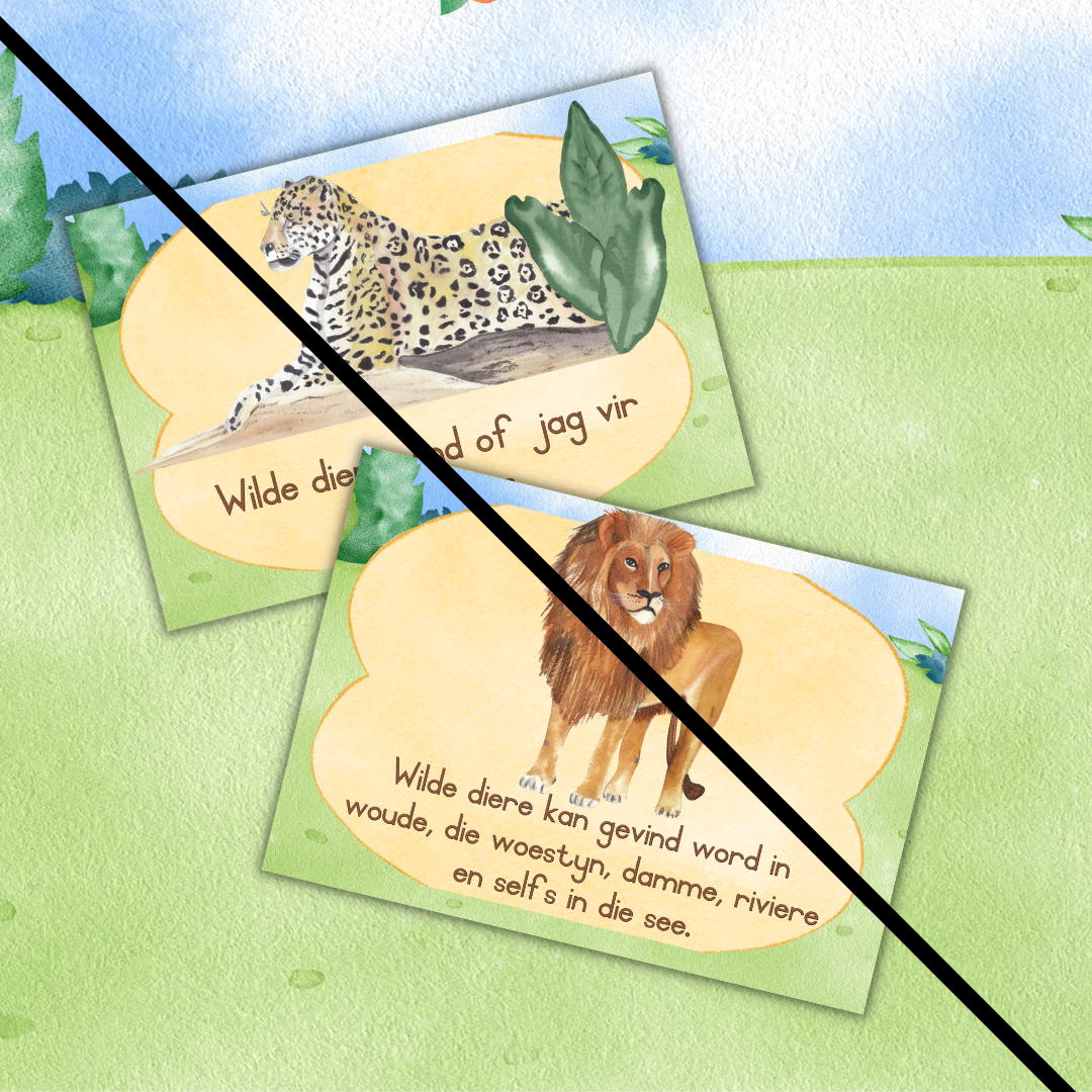 Wild Animals Theme Posters