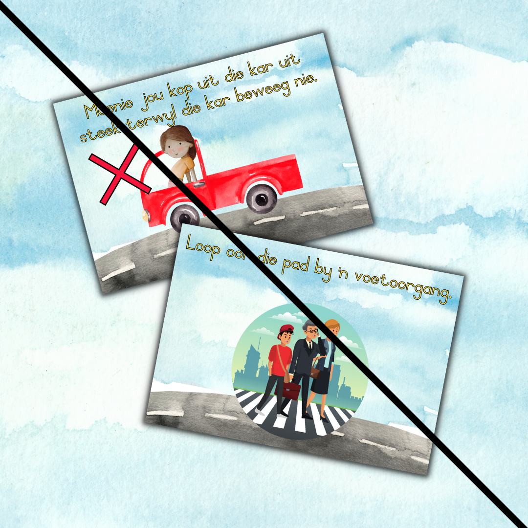 Road safety theme posters