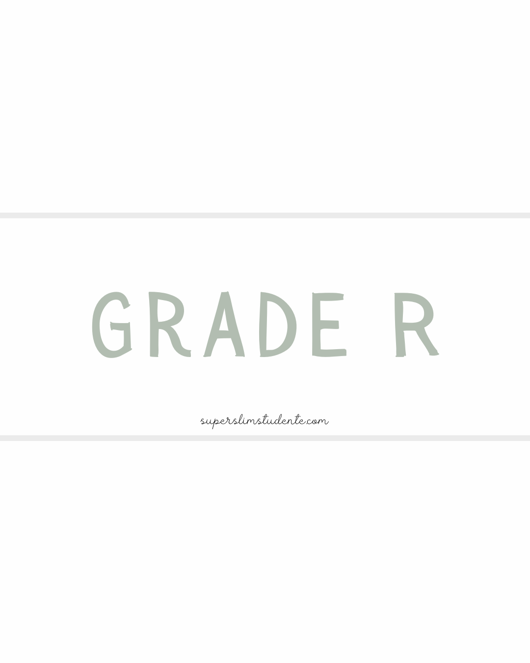 Grade R Life Skills