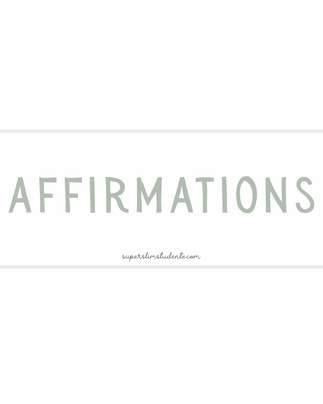 Affirmations