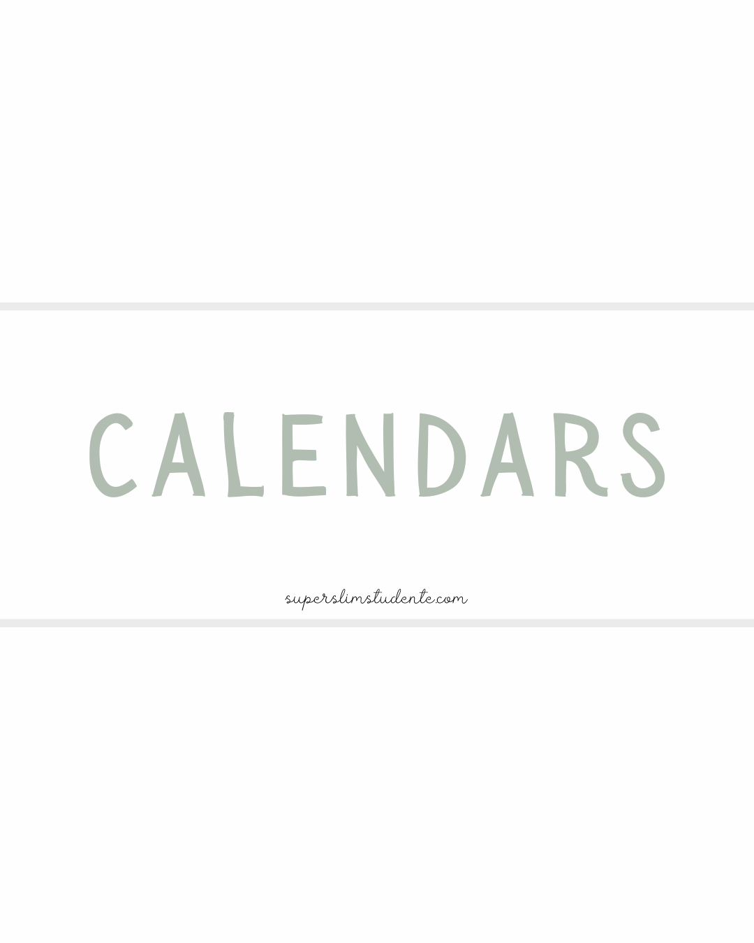 Calendars