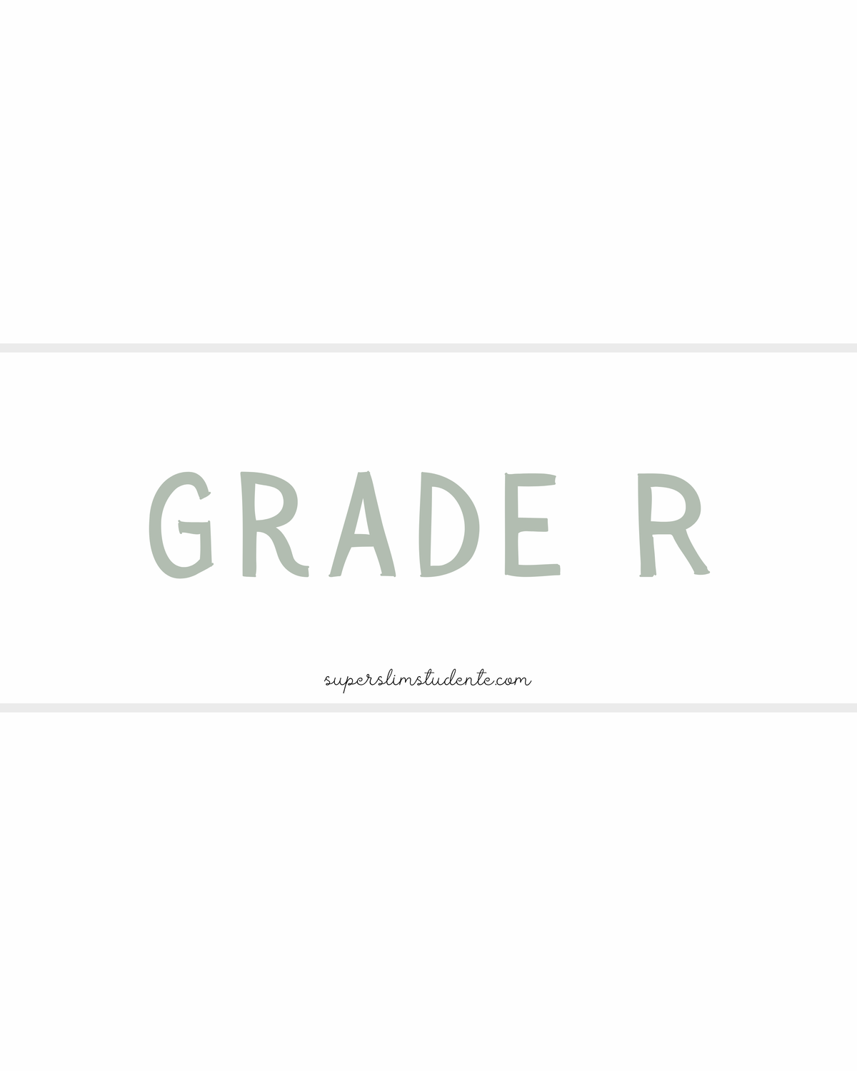 Grade R Workbooks