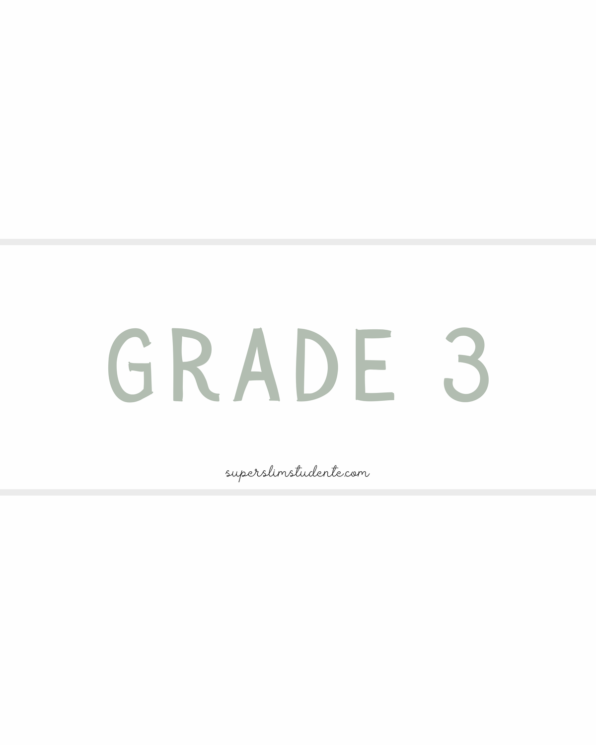Grade 3 Workbooks