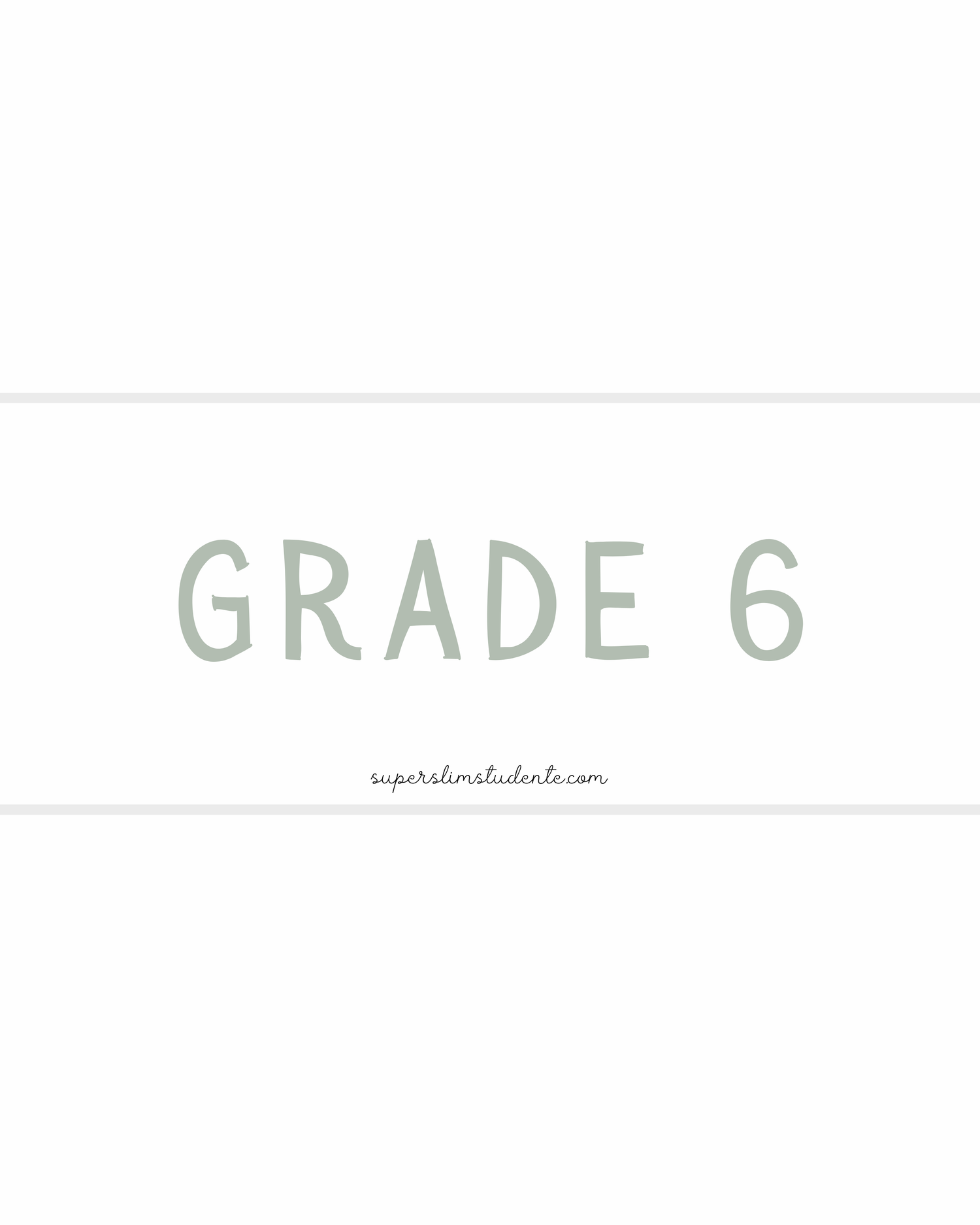 Grade 6 Workbooks