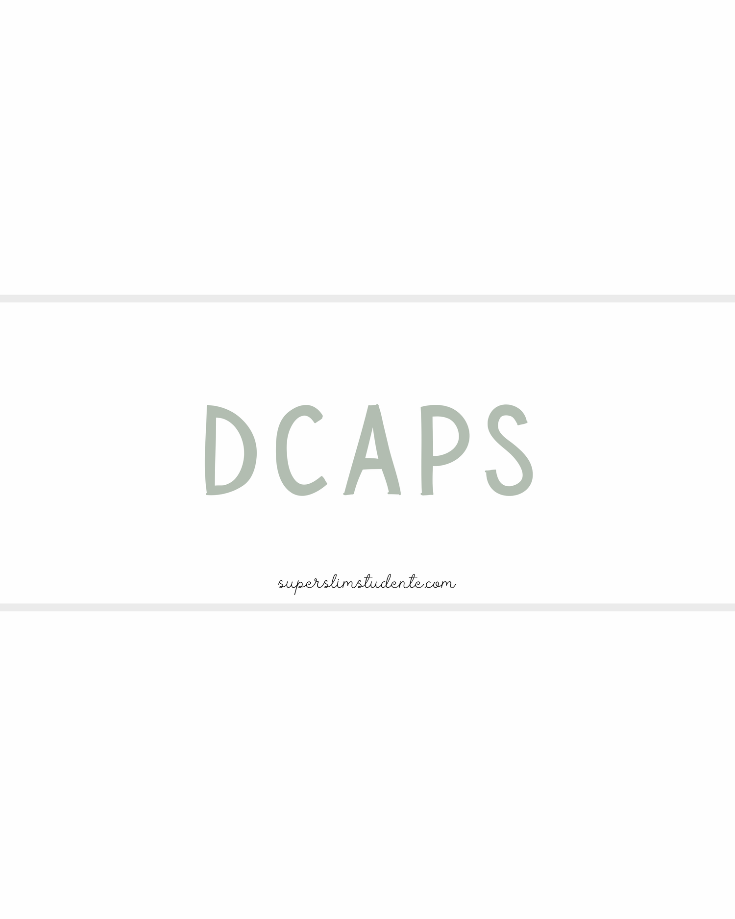 DCAPS Workbooks