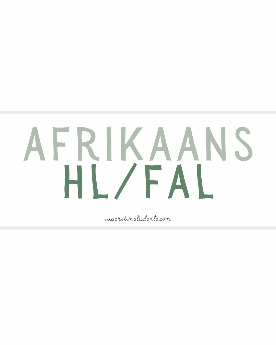 Afrikaans HL/FAL Bundles