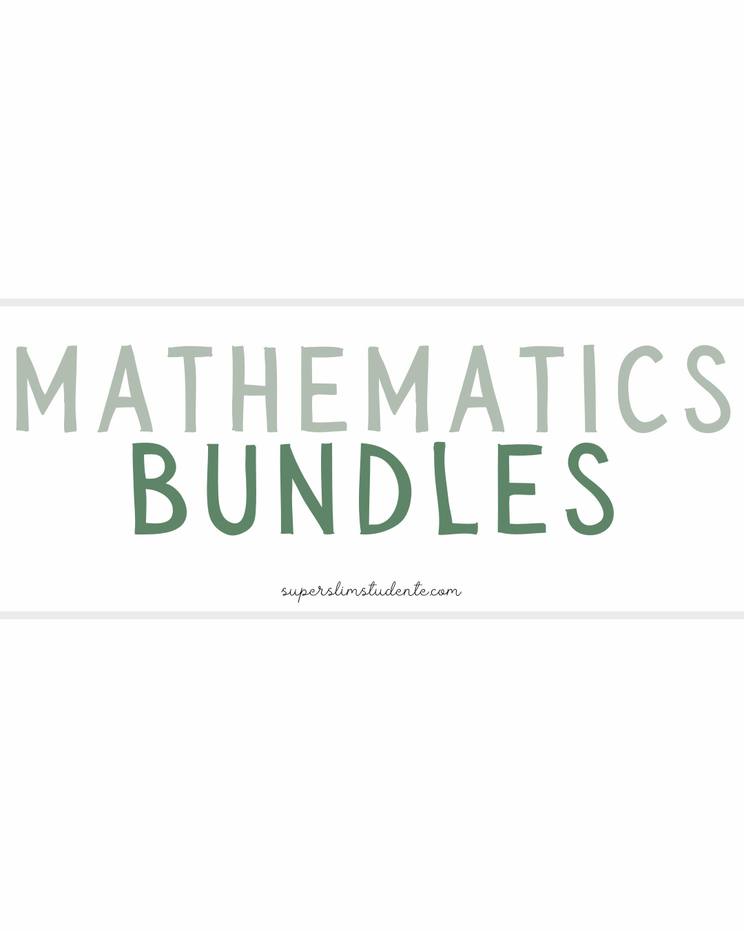 Mathematics Bundles