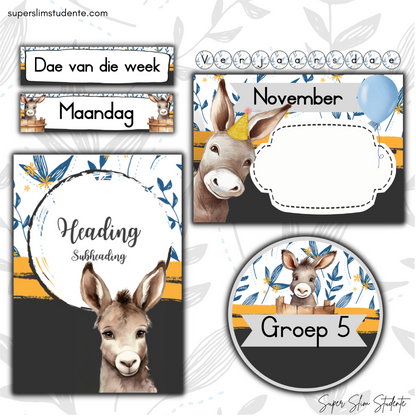 Donkey Classroom Theme (Foundation Phase)