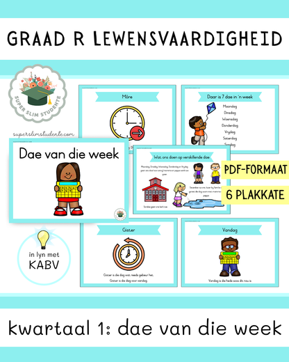 Grade R Term 1: Days of the week [Choose Language]