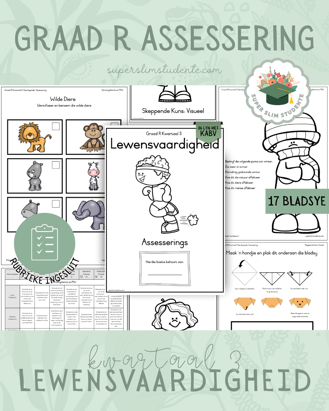 Grade R Term 3: Life Skills Assessments [Choose Language]