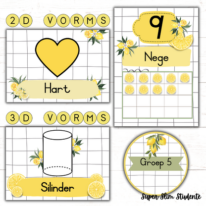 Modern Lemon Classroom Theme (Foundation Phase)