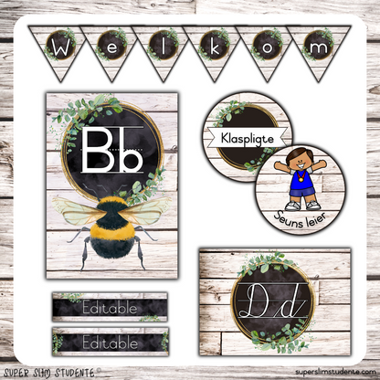 Vintage Wood Classroom Theme (Foundation Phase)