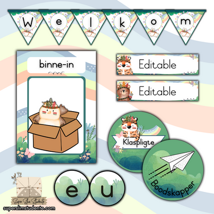 Boho Animals Classroom Theme (Foundation Phase)