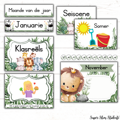 Cute Safari Classroom Theme (Foundation Phase)