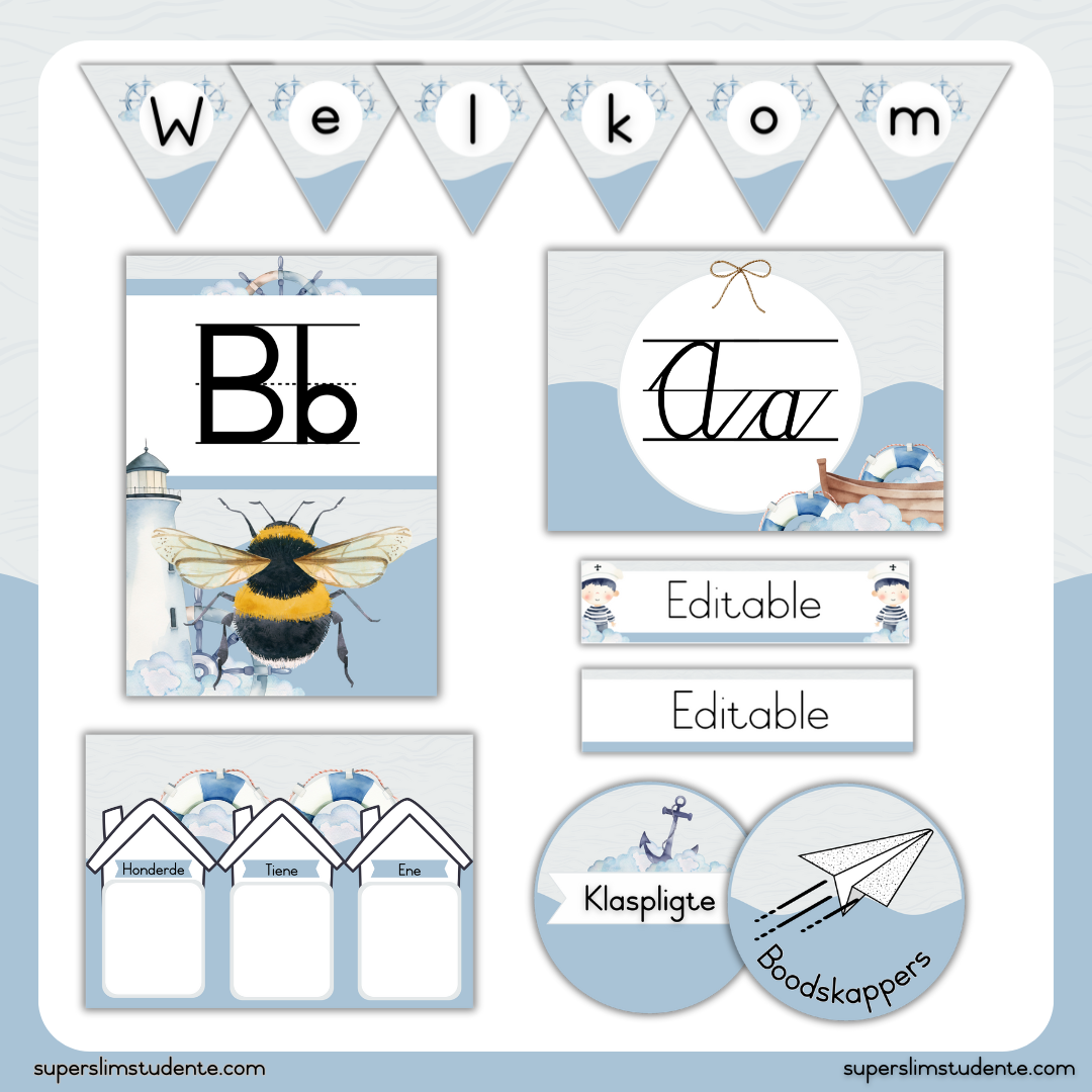 Coastal Classroom Theme (Foundation Phase)