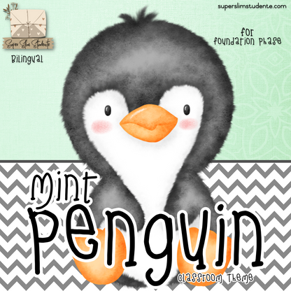 Mint Penguin Classroom Theme (Foundation Phase)