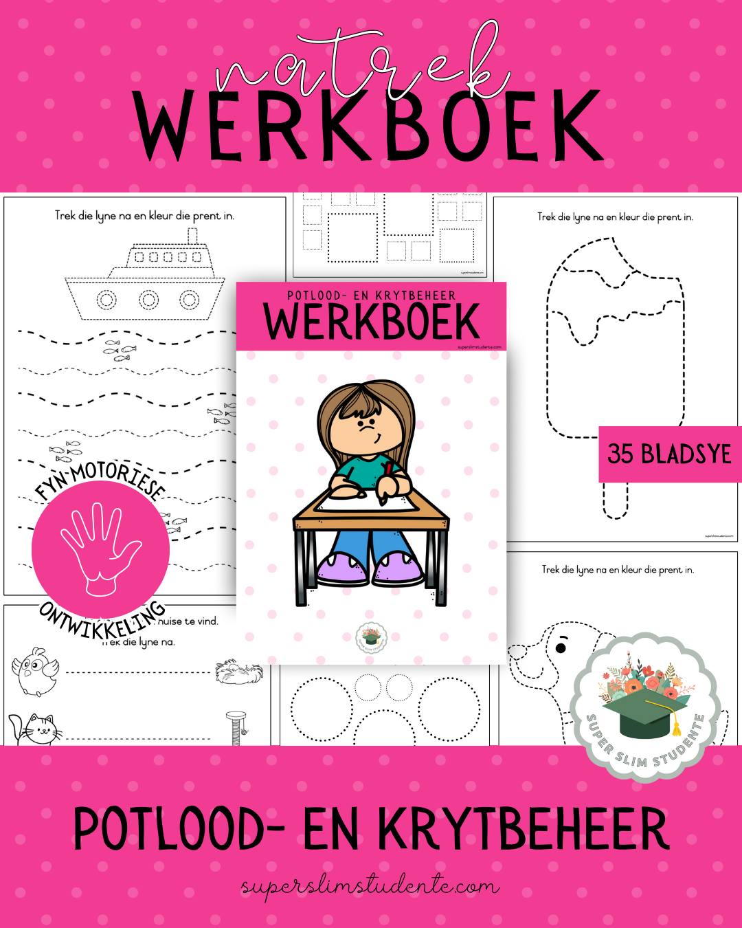 Workbook: Pencil & Crayon Control [Choose Language]