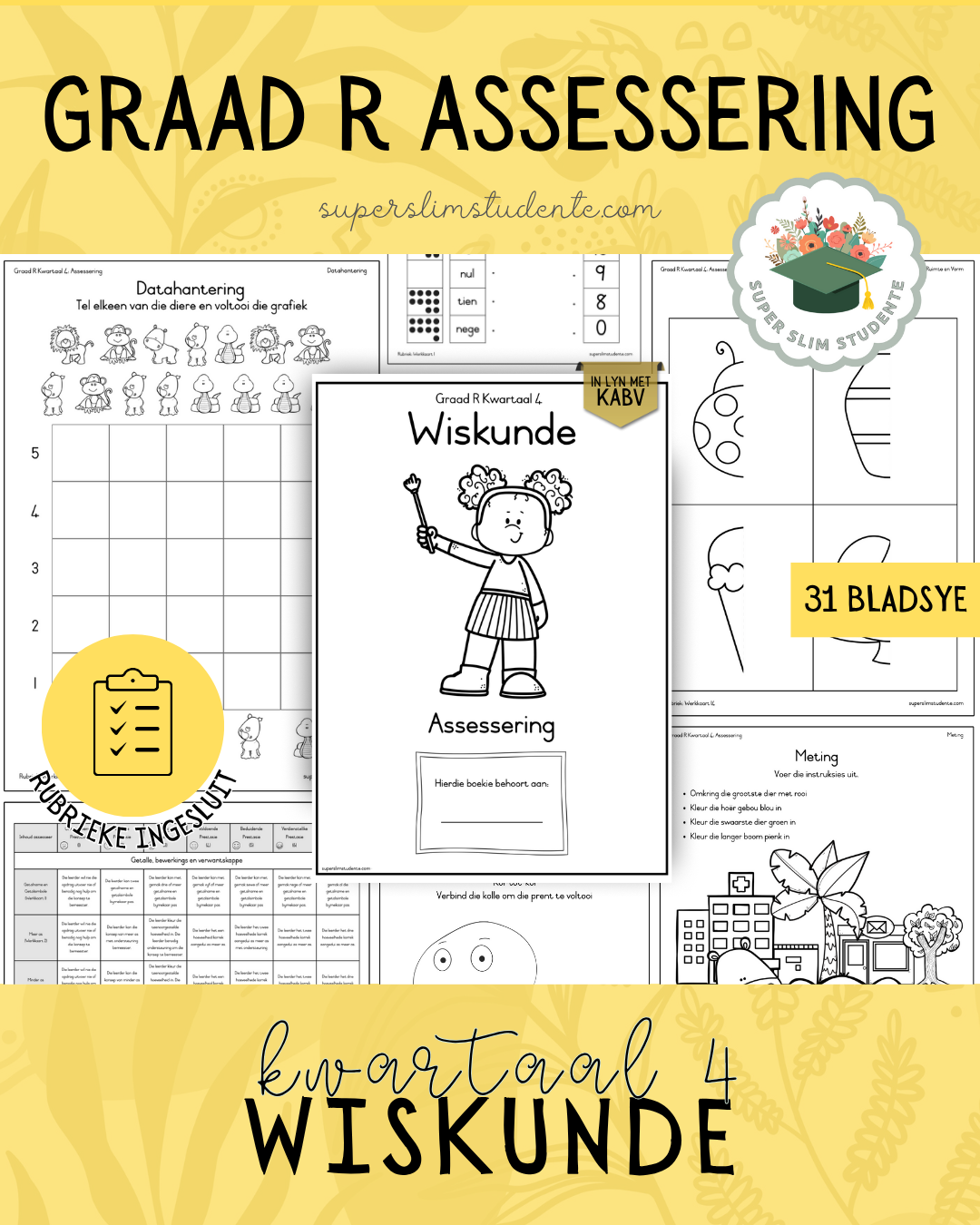 Grade R Term 4: Mathematics Assessments [Choose Language]