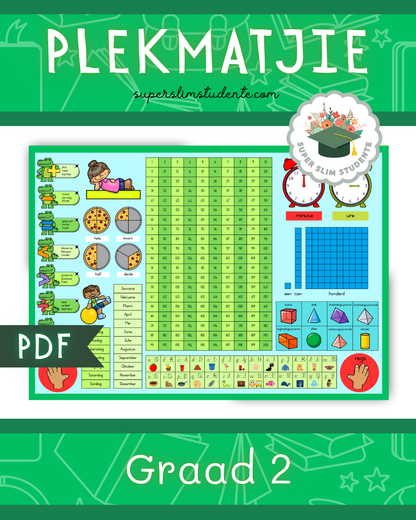 Grade 2 Placemat [Choose Language]