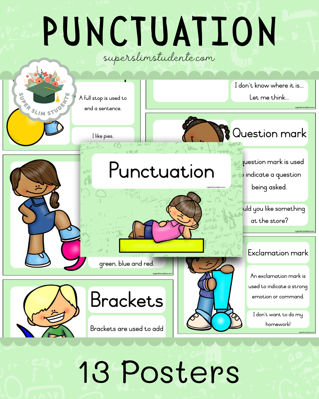 Punctuation Posters [Choose Language]