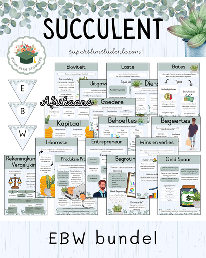 Succulent Theme / EMS Bundle [Choose Language]